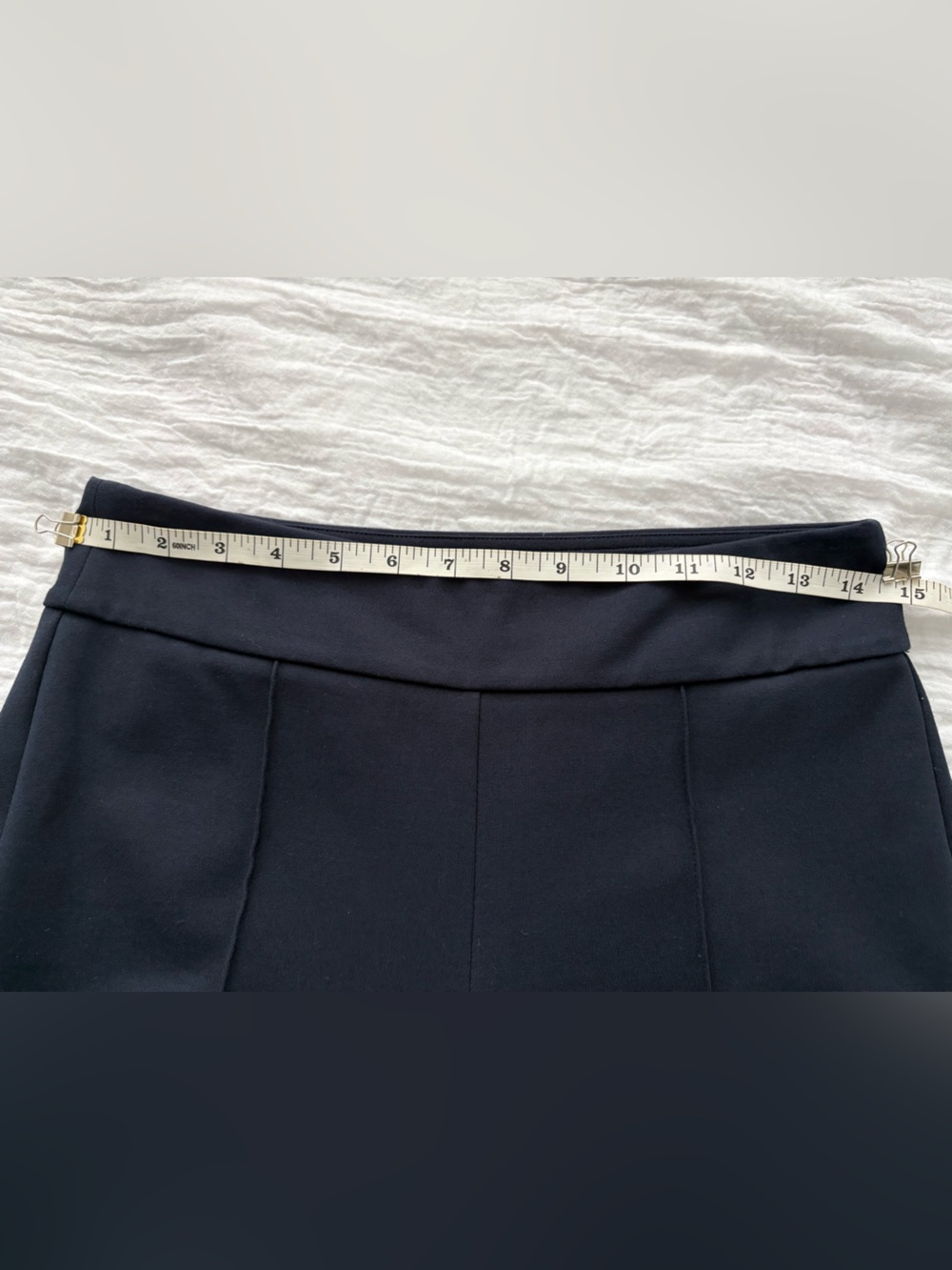 J McLaughlin Navy Pull-On Knit Pants Size Small Stretch Career Casual - Picture 5 of 10